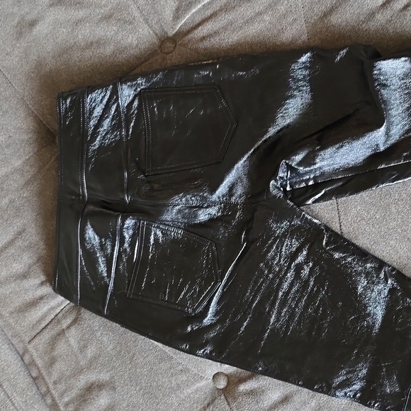 Alexander wang shiny leather skinny pants size 2 - Picture 6 of 8